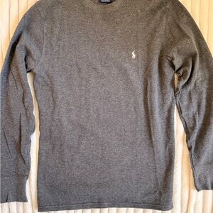 Polo Ralph Lauren Sleepwear Gray Waffle Knit Pajama Top M